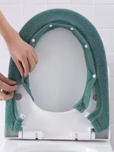 Đệm Bồn Cầu Dệt Kim Cỡ Lớn Mùa Đông Có Nút Đệm Bồn Cầu Dùng Tại Nhà Đệm Bồn Rửa Vệ Sinh Cá Nhân Đệm Bồn Cầu Bằng Vải Nhung