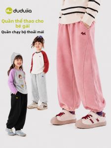DUDUJIA | Quần jogger nữ nhẹ cho mùa xuân thu quần thể thao quần mặc hàng ngày
