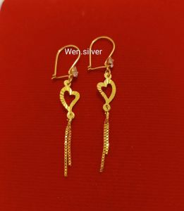 ANTING JURAI DEWASA 925 ASLI LAPIS EMAS