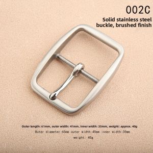 New High-End Casual 304 Stainless Steel Business Belt Buckle Accessories Leather Goods Waist Belt Buckle Fashion Accessory