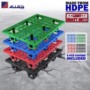 Allied 2X3 Stackable Heavy Duty 8 Inches Legs Elevated High Density Plastic Matting