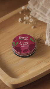 Deyga Beetroot Lip Balm 10g | Natural Lip Care | Heals Dry & Chapped Lips | Reduces Pigmentation | Moisturizing with Shea Butter & Natural Oils