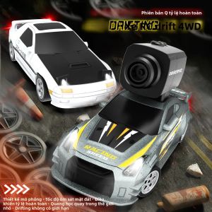 Xe Điều Khiển Từ Xa JJRC C8827 1:32 Có Camera HD Điều Khiển Kép 2.4G Ứng Dụng Di Động 720P Tốc Độ 120 ° Đồ Chơi Trẻ Em Góc Rộng Có Thân Kim Loại Điều Khiển Từ Xa