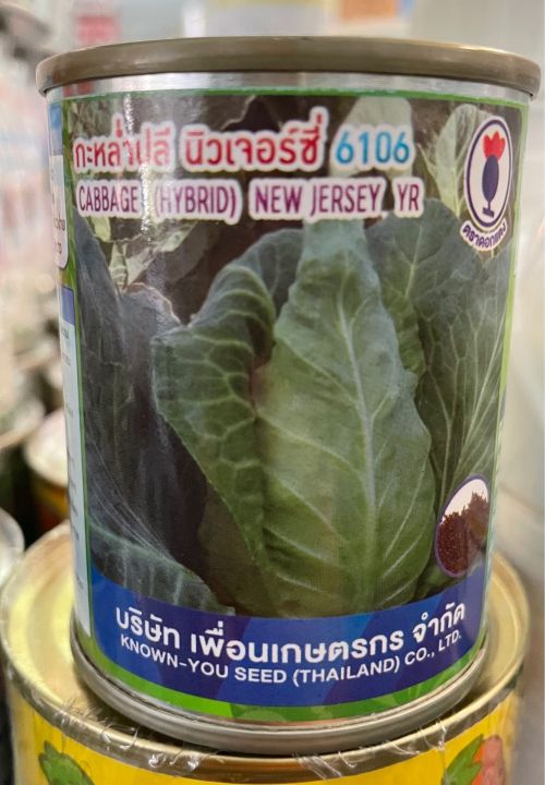 เมล็ดพันธุ์กะหล่ำปลีหัวใจ นิวเจอร์ซี่ 6106 ปริมาณ 20 กรัม สำหรับมืออาชีพ