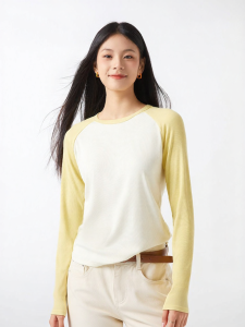 Hotwind | Long Sleeve Round Neck T-Shirt