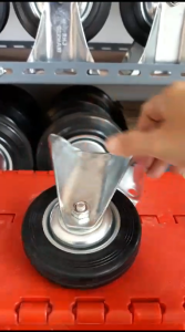 Roda Troly Troli karet mati 4 inch trolley etalase castor caster kastor kaster