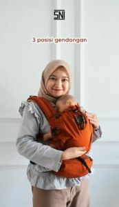 CUDDLEME LEVANA AIR LEVANA CARRIER Gendongan Bayi Depan Ssc M shape Samping Newborn
