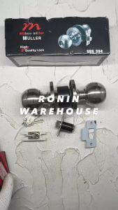 MULLER Kunci Bulat Handle Stainless Pegangan Pintu Kamar Mandi WC