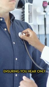 Pinkderby Dual Head Stethoscope Easy Use Stethoscope Health Check Tool Head Stethoscope Heart Home Use