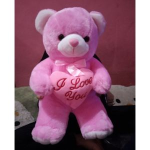 BONEKA TEDDY BEAR BERUANG LOVE BESAR CUTE PINK MAINAN KARAKTER KARTUN ANIMASI CUTE CANTIK BAHAN LEMBUT SET HADIAH ULTAH KADO COWOK CEWEK DEWASA DAN ANAK