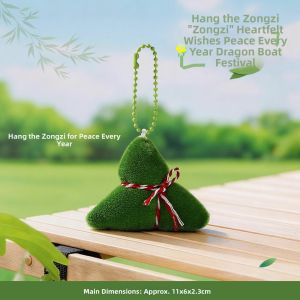 LONGKUI | Festive Gift Dragon Boat Festival Zongzi Soft Plush Hanging Ornament