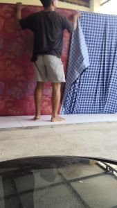 sarung busa resleting Aesthetic bahan katun disperse premium UK 180x200x20 / sarung busa resleting 180x200