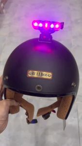 Đèn led gắn mũ bảo hiểm - xe máy - xe đạp cute