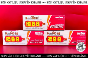 Ổ Cắm Điện Chịu Tải SOPKA 3 Ổ Cắm – Ổ Chia Điện Đa Năng Siêu Chịu Tải 6000W