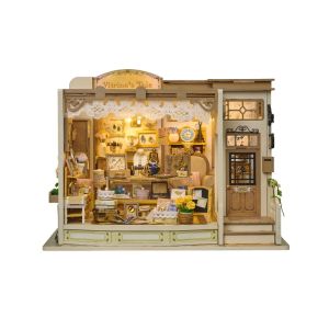 DIY Dollhouse Bộ Nhà Thu Nhỏ Bộ Đồ Nội Thất Bằng Gỗ Có Đèn Lắp Ráp Thủ Công Đồ Chơi Giáo Dục Dành Cho Lứa Tuổi 14+ Quà Tặng Sinh Nhật