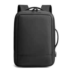 Mens Multifunctional Waterproof Computer Backpack Large Capacity Business Casual Travel USB Expansion Bag for Business Trips