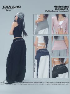 CBXLAB | Glittery Ribbon Dance Top Womens Long Sleeve Blouse