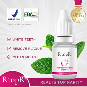 RtopR Teeth Oral Hygiene Essence Whitening Essence Daily Use Effective Remove Plaque Stains Cleaning Product teeth Cleaning Water 10ml