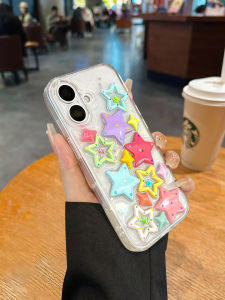 YOUSIDUN | Dopamine Stars Shiny Glitter New Drop Protection Phone Case 18 Pro Max