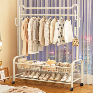 Movable Hanging Storage Clothes Hat Rack