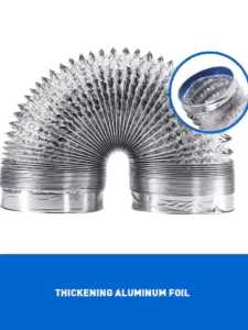 L-16ft Aluminium Air Ventilation Ducting Foil Tube Hose Duct Pipe Range hood hose Aluminum duct hose