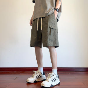 ZUOFEILI | Ice Silk Cooling Work Shorts For Men Summer Casual Straight Leg