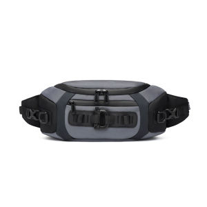 OZUKO Fashion Men Waist Bag Outdoor Sports Tactical Chest Bag Multifunction Waterproof Male Fanny Pack Mens Crossbody Sling Bags