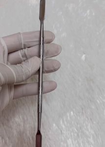 ไม้พายปาดครีม ไม้พายปาดเช็ดครีมชาสำหรับช่างสัก มี 2 แบบ