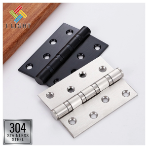 (Wholesale/1 CTN)304 Stainless Door Hinges bisagra silver/black 3.0*3.03.5*3.54.0*4.0