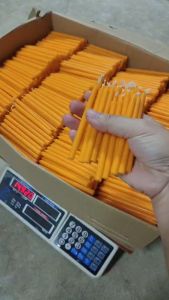 เทียนเปลือยเบอร์891015กิโลสีส้มสีเหลือง คุ้มราคา เทียนถวายพระ เทียนทำบุญ เทียนยกลัง เทียน15กิโล เทียนราคาถูก