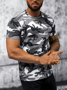 Bandai | Summer 2026 Hot Selling Fashion Personalized Multi-color Camouflage Style 3D Printed T-shirt Street Wear Loose Y2k T-shirt