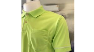 Jamsmo x SamPolo | เสื้อโปโลสีเขียวอ่อน ขลิบขาว โปโลทำงาน สุภาพ ธุรกิจ ชาย หญิง ไซส์ใหญ่