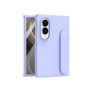 Luxury Elastic Wristband Frosted Case for Samsung Galaxy Z Fold8 Wide Fold 7 6 5 4 3 Zfold 8 Ultra Shockproof Cover Hard Fundas