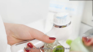 Face Cleanser Electric Pore Cleanser Cleansing Instrument Rechargeable Beauty Instrument Facial Massage Artifact for Men and Women