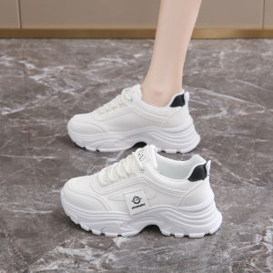Umo Thick Bottom Dad Shoes Womens Spring 2025 Casual Fashion Soft Sole 34 Size Sports Leisure Shoes Deep Mouth round Head