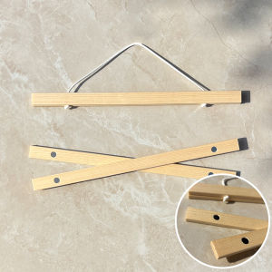 Magnetic Frames Teak Pine Wood Picture Poster Hanger Frame For Wall Art Canvas Print Painting Kids Room Home Decor 30x40 40x60CM