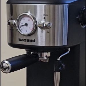 Kazumi KZ-802 BrewMaster 1.25L Espresso Machine with Milk Frother