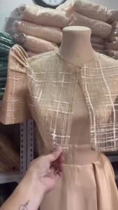 Filipiniana modern Bolero Square cut design simple and elegant PREMIUM QUALITY