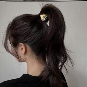 ฉลามขนาดเล็กคลิปโลหะหัวใจเครื่องประดับผมสําหรับผู้หญิง Anti-Hair Downturn Fixation อื่นๆโลหะผสม Silver Plated Gold Plated อุปกรณ์เสริมผม