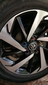 Titanium lug nuts PINK color