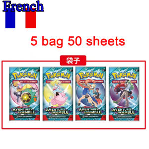 Takara Tomy | 360P French Pokémon TCG: Ecarlet & Violet Etsncelles Astral Radiance Obsidian Flames Booster Box Pokémon Cards Game 36 Pack Box