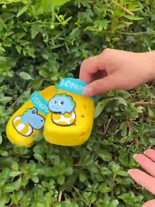 Ready Stock 1-3 Years Bady Kids Slippers Cartoon 儿童拖鞋夏男童女童婴幼儿防滑软底室内防撞小童凉拖鞋