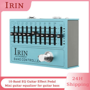 IRIN AN-40 10-Band เอฟเฟกต์กีตาร์โปร่ง EQ อีควอไลเซอร์สำหรับกีตาร์เบสขนาดเล็ก Guitar Effect Pedal Mini guitar equalizer for guitar bass