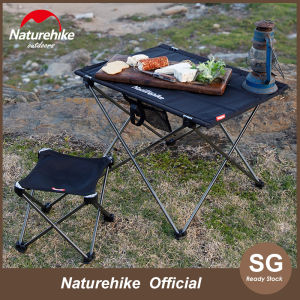 NatureHike Portable Camping Table Foldable Table Folding Table Ultralight Portable Table Travel Wild Dining Picnic Table Outdoor Furniture Outdoor Coffee Table Mini Side Table Small Table Foldable NH20JJ020