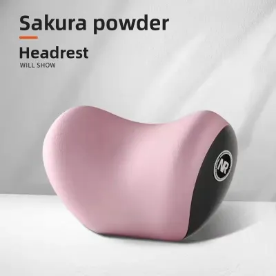 Car Headrest Neck Pillow Lumbar Support Seat Cushion Backrest Pillow Driving Waist Support Vehicle Mounted Cushion Pad