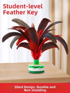WEIBAI | Chicken Feather Shuttlecock Traditional Game Sports Equipment for Kids