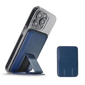 ที่ใส่บัตรกระเป๋าสตางค์ขาตั้งโทรศัพท์ที่ใส่การ์ดสําหรับ Apple iPhone 16/15/14/13/12 Series