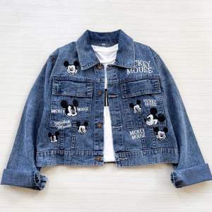 Jaket Jeans Anak Karakter Motif Bordil / Jaket Viral Anak Perempuan 1-12 Tahun