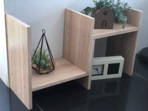 ProSpace ชั้นวางหนังสือบนโต๊ะกิมมิค ชั้นวางหนังสือ ปรับเปลี่ยนรูปทรงได้ - มี 2 สี