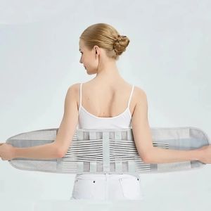 Adjustable Lumbar Back Support belt Lumbar Support Orthopedic For Back Pain Pain Relief Breathable Waist Support Belt For Herniated Disc Sciatica Scoliosis